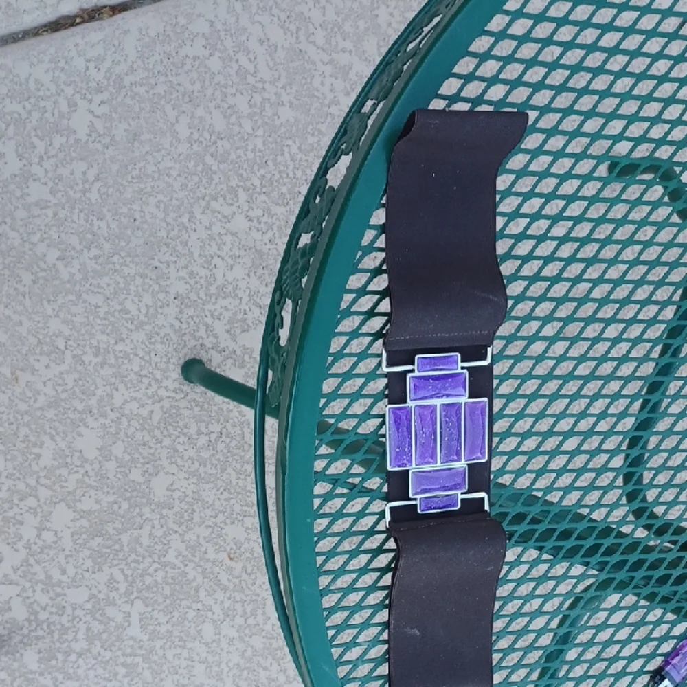 Black and Purple Wearable Tech Band